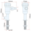 TMC 800GPH 12V Livewell Pump Dual Port