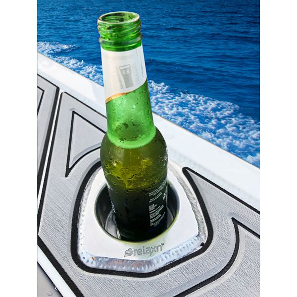 Relaxn Mako Alloy 30° Rod and Cup Holder - Weld-in Flush mount.