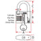 Relaxn Stainless Steel Keyed Alike Padlocks