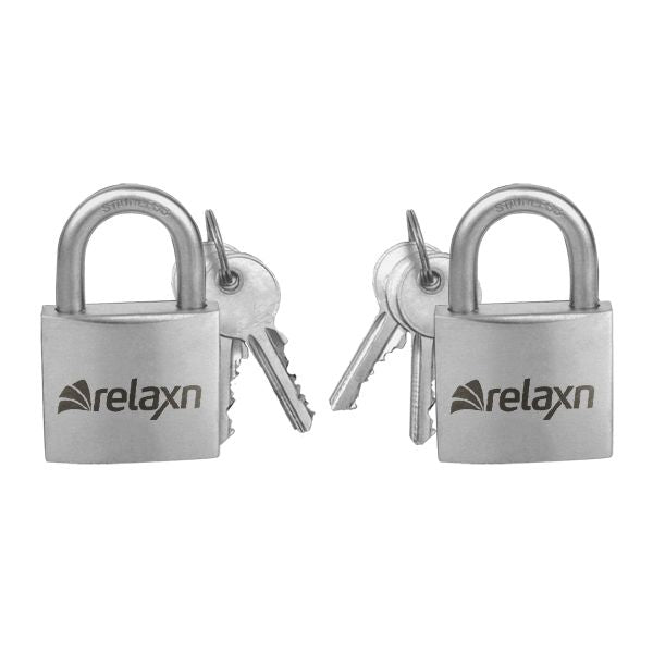 Relaxn Stainless Steel Keyed Alike Padlocks