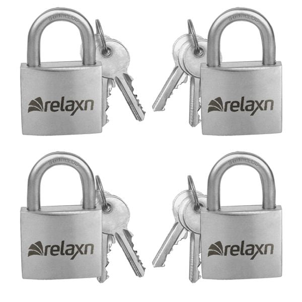 Relaxn Stainless Steel Keyed Alike Padlocks