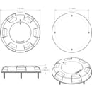 Lumitec Aurora Surface Mount Dome Light