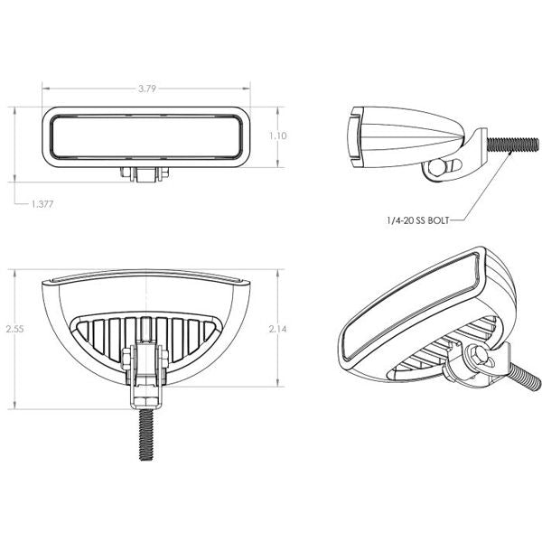 Lumitec Caprera3 Flood Light