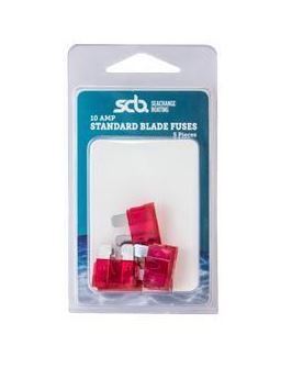 SCB Fuse Blade 10 Amps Red 5 pack