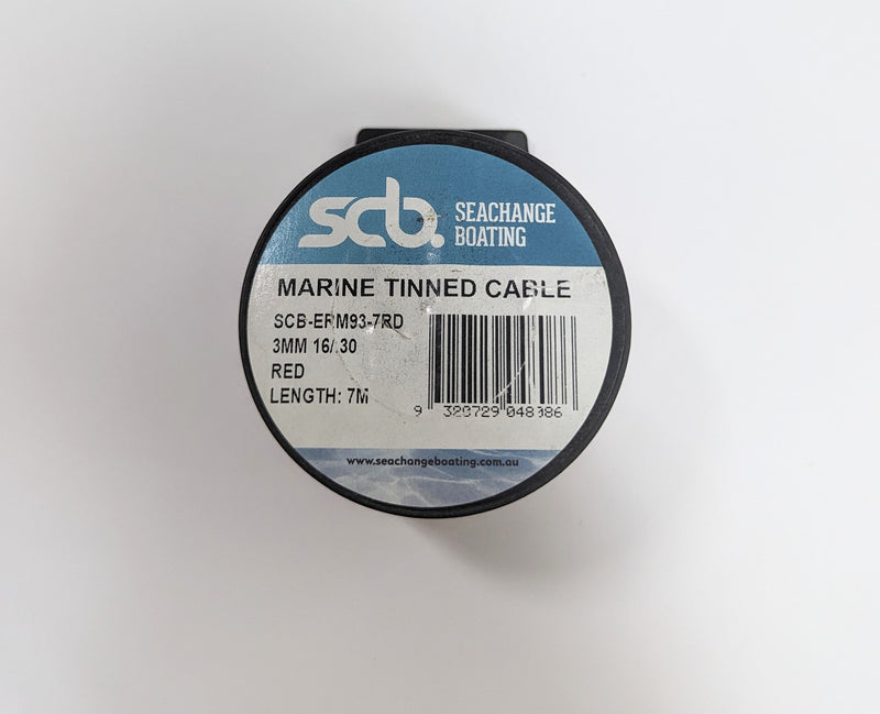 SCB Marine Tinned Cable 7M x 3mm - 16 Amps